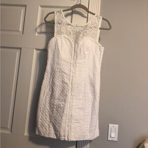 Lilly Pulitzer white shift dress